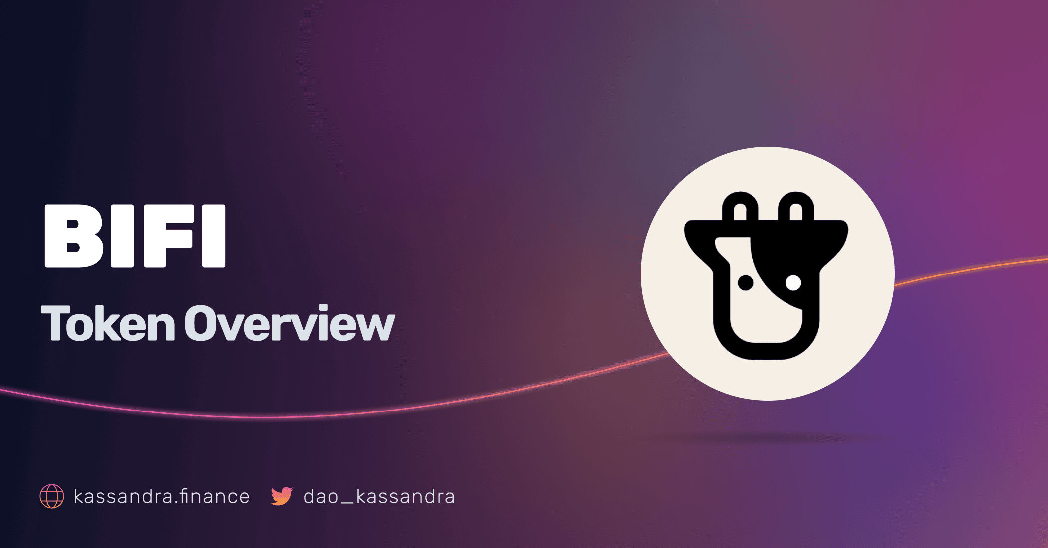 A card with Kassandra's Visual Identity and the BIFI's Token Symbol.