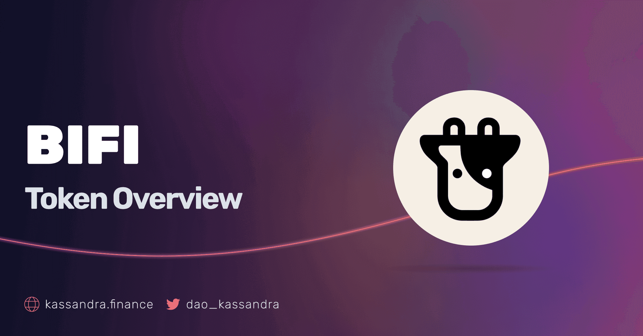 A card with Kassandra's Visual Identity and the BIFI's Token Symbol.