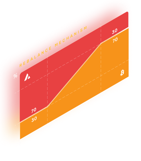 A chart showing the rebalancing mecamins